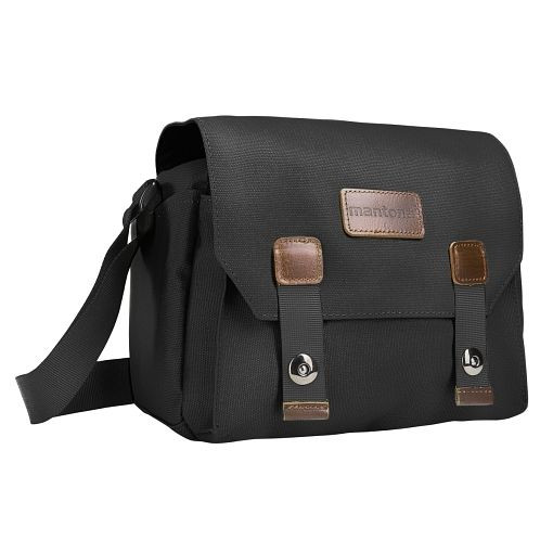 Mantona Kameratasche Milano piccolo schwarz, 1021641
