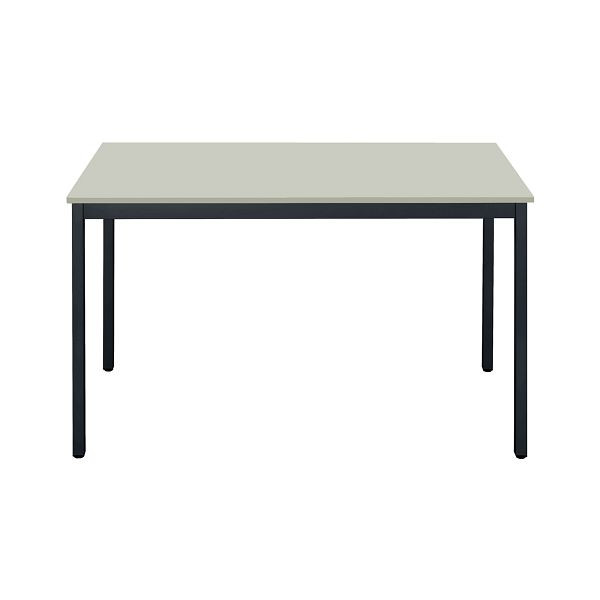 Bisley Mehrzwecktisch, Breite 1400 mm, Tiefe 700 mm, 19mm Tischstärke, 333 schwarz x G grau, MT1407G333