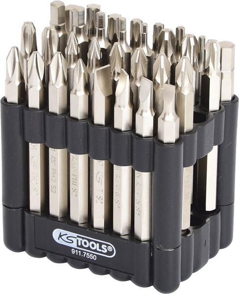 KS Tools 1/4" Bit-Satz, 75mm, 32-teilig, 911.7550, 4042146054703