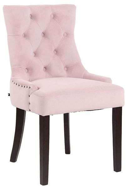 CLP Esszimmerstuhl Aberdeen Samt antik, pink, 314117
