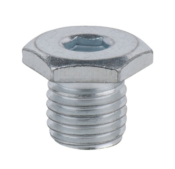 KS Tools Ölablassschraube, Innen6kant 13mm, M12x1,5x13,5mm, VE: 10 Stück, 430.1016