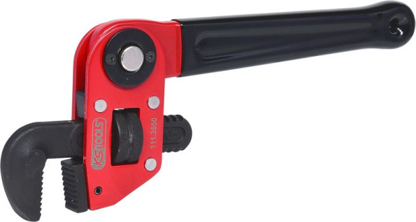 KS Tools Einhand-Rohrzange 1.1/2" mit verstellbarem Kopf, 111.3550