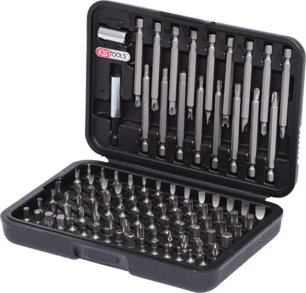 KS Tools 1/4" Bit-Satz, 99-teilig mit langen Bits, 911.2027
