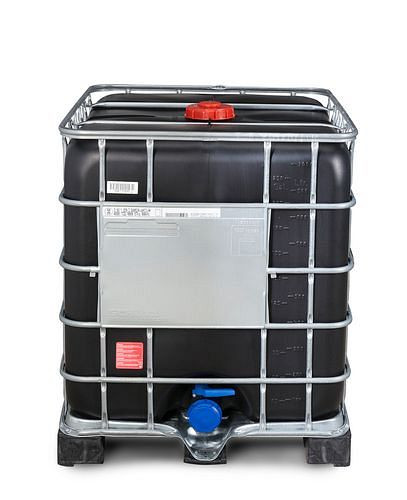 DENIOS Recobulk IBC Gefahrgut-Container, UV, PE, 1000 l, Öffnung NW150, Auslauf NW80, 266-203