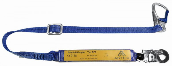 Artex Verbindungsmittel mit BFD verstellbar, EN 354/355, Typ GB 27 R, Länge: max 1,8 m mit FS 51 und Karabiner AXK 10, 11199
