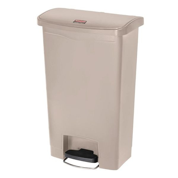 Rubbermaid Slim Jim Front Step Pedaleimer beige 50L, GL027