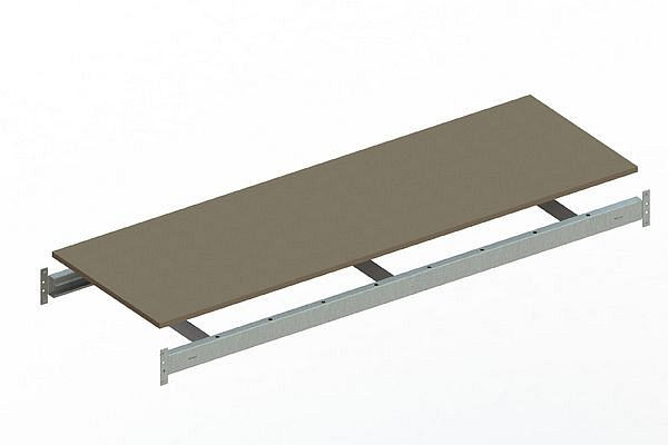Meta MINI-RACK Zusatzboden 1800x650 mm, verzinkt, mit Spanplatte, 2002922