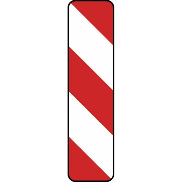 Stein HGS Leitbake, rechtsweisend (Aufstellung links), 1000x250 mm / RA2 / Flachform 3 mm, 605-20-123