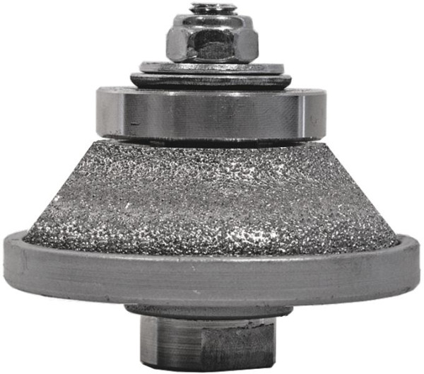 ELMAG Diamant-Profilfräser Profiler PXE, Höhe: 10, M14 - 'vacuum- brazed', Fase 45°, 64170