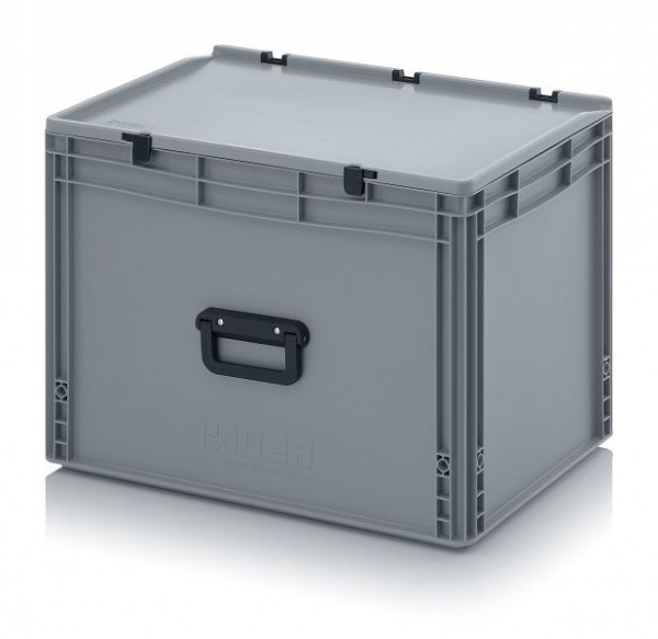 Auer Eurobehälter Koffer 2GL 2 Griffe auf der Längsseite, LxBxH: 60 x 40 x 43,5 cm, ED 64/42 2GL