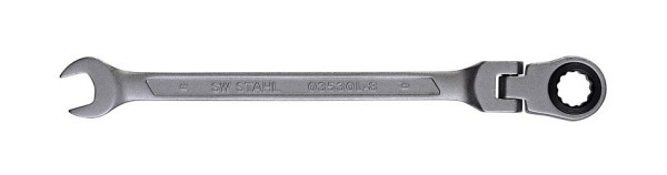 SW-Stahl Gabelringratschenschlüssel, 8 mm, mit Gelenk, 03530L-8