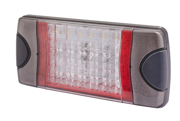 HELLA Heckleuchte, DuraLED Combi, LED, 12/24V, Anbau, Stecker: DEUTSCH Stecker, rechts/links, 2VP 015 075-101
