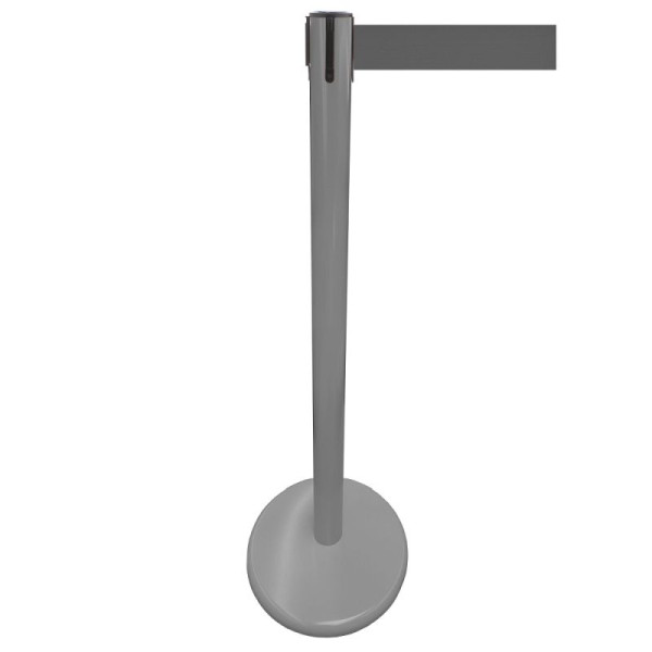 Stein HGS Personenleitsystem -P-LINE Future-, Metall/ anthrazit, grau, mit magnetischem Gurtendstück, 12792-0804