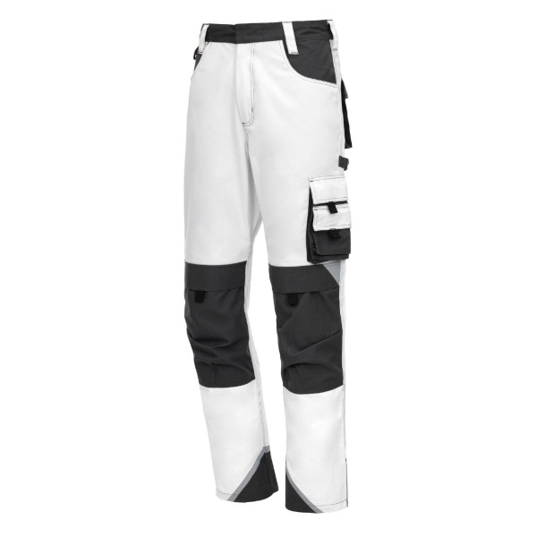 NITRAS MOTION TEX PLUS, Arbeitshose, lang, Größe: 94, Farbe: weiß, VE: 10 Stück, 7613-94