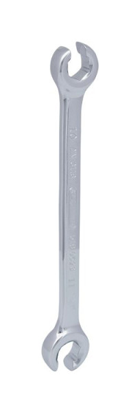KS Tools CHROMEplus Offener Doppel-Ringschlüssel, abgewinkelt, 10x11mm, 518.0523