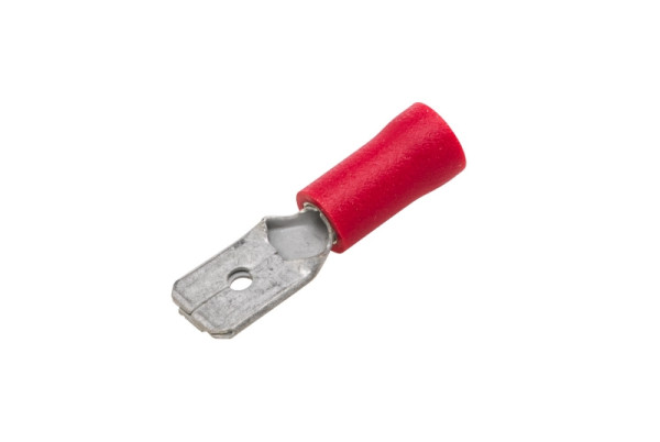 HELLA Leitungsverbinder, rot, von: 0.5mm², bis: 1.0mm², Flachstecker, 6,3 x 0,8, Set, 8KW 702 796-811