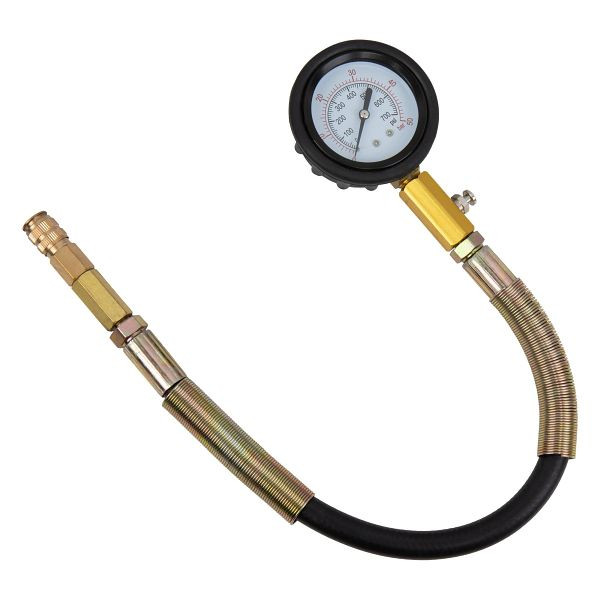 RepTools Kompressionsmessuhr, Manometer 50bar, 520mm Schlauch, Kupplung NW5, für 123508, 50002, XXL-123373