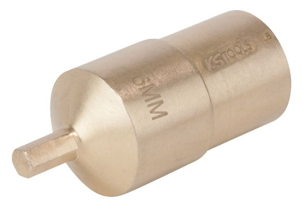 KS Tools BRONZEplus Bit-Stecknuss Innensechskant 1/2" 19 mm, 963.1310