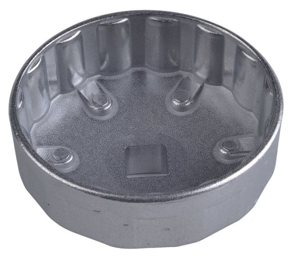 SW-Stahl Ölfilterschlüssel, Alu, 1/2'' Antrieb, 74 mm, 14 Kanten, Aluguss, Version 2, 08450-74/14-2