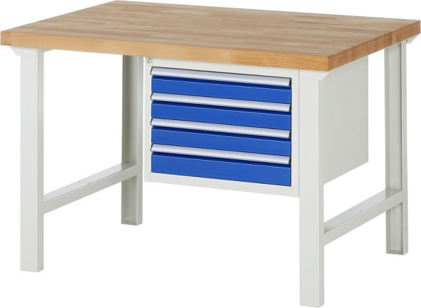 RAU Werkbank Serie 7000 - Modell 7133, B1250 x T900 x H840 m, 13-7133A1-129B4S.11