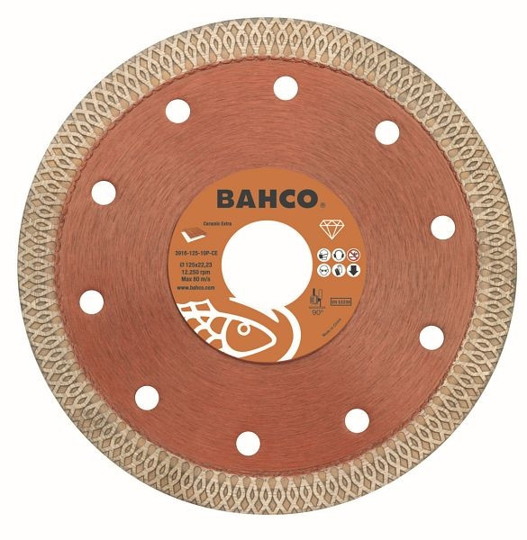 Bahco Diamant-Trennscheiben für Keramik, Granit, Marmor o.ä, Ø 125 mm, Stärke 2,0 mm, 3917-125-7S-C
