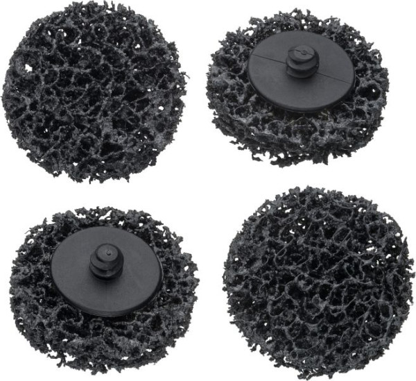 Hazet Eliminator-Scheiben Satz, 4-teilig, Eliminatorscheiben-Satz, 4-teilig Ideal zur Bearbeitung hartnäckiger Oberflächen, softe Variante, 9033-11-030/4