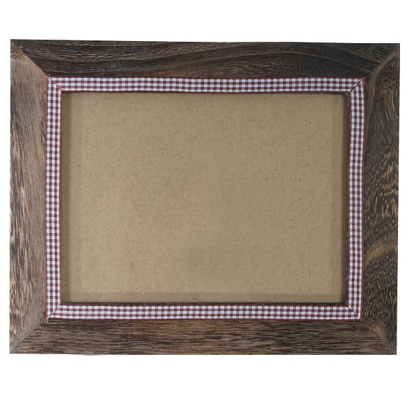 Mendler Bilderrahmen T247, Fotorahmen Wand-Rahmen, 19x24cm Shabby-Look Landhaus, braun, 36369