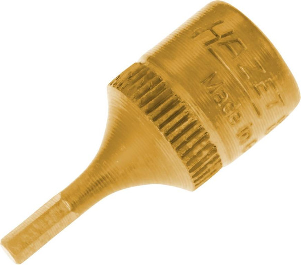 Hazet Schraubendreher-Steckschlüsseleinsatz, Vierkant hohl 6,3 mm (1/4 Zoll), Innen-Sechskant Profil, 2.5 mm, 8501-2.5