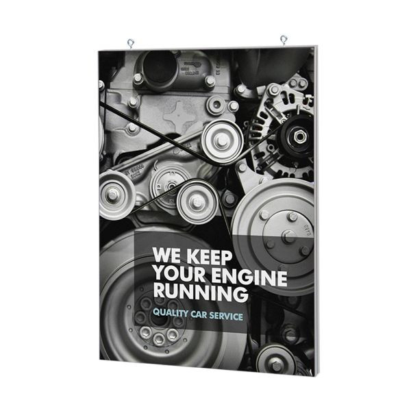 Showdown Displays Textilrahmen FABRIC FRAME hängend 90 mm Profil, DIN A1, LED, TFR90HA1LED