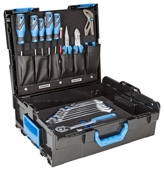 GEDORE L-BOXX 136 mit Sortiment 30-teilig, Easy-Click Stecksystem, 3085287
