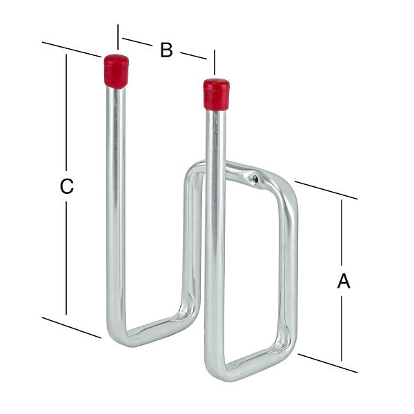 Vormann Stiefelhalter 120 x 90 x 400 mm, verzinkt, 001472004Z