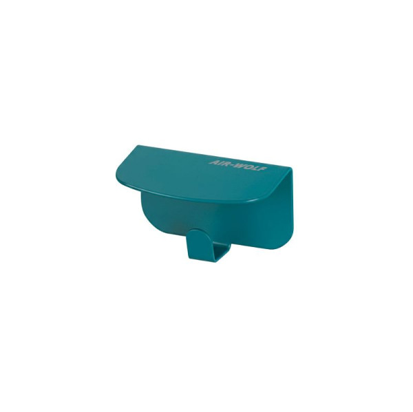Air Wolf Hakenleiste mit 1 Haken, blau-grün RAL 5021, 60-431
