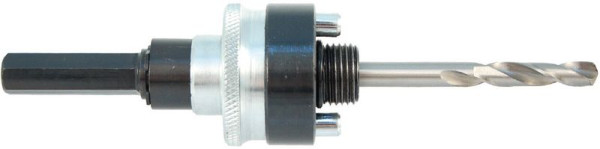 Projahn Adapter Quick Lock für Multi Lochsäge 32 - 127 mm, inkl. Zentrierbohrer, 79402