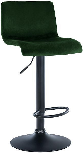 CLP Barhocker Hoover Samt B, grün, 327040, 4255716370602