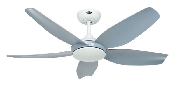CasaFan Deckenventilator Eco Volare 116 Lack weiß-Lack lichtgrau, 511686