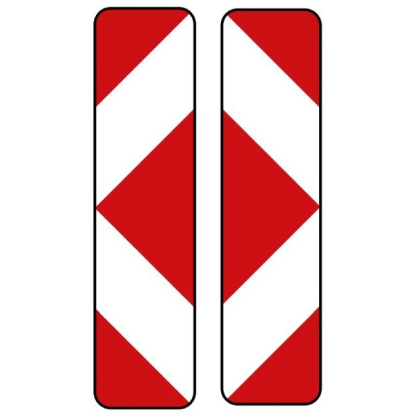 Stein HGS Pfeilbake, doppelseitig, links/rechtsweisend Nr. 605-42, RA1/ Flachform 2mm, 605-42-111