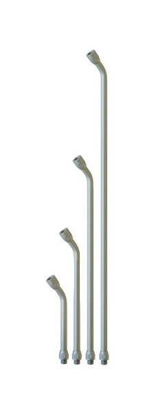 ELMAG Verlängerung gebogen, 450 mm (Alu eloxiert), Innen Ø8mm, AG M12x1,25, IG M12x1,25 für Ausblaspistolen, 32526