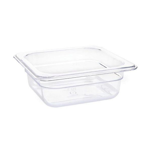 Vogue Polycarbonat GN-Behälter GN1/6 65mm, perfekt für den Einbau in Kühlschränken, U239