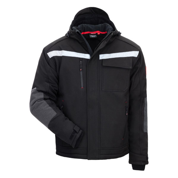 NITRAS MOTION TEX PLUS, Winter-Softshelljacke, schwarz (Farbcode: 1000), Größe: M, VE: 10 Stück, 7180W-M