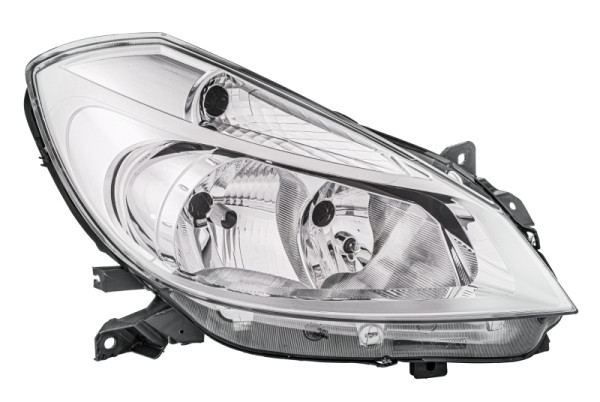 HELLA Halogen-Hauptscheinwerfer, für u.a. Renault Clio III (BR0/1, CR0/1), für Rechtsverkehr, rechts, 1EE 354 536-021