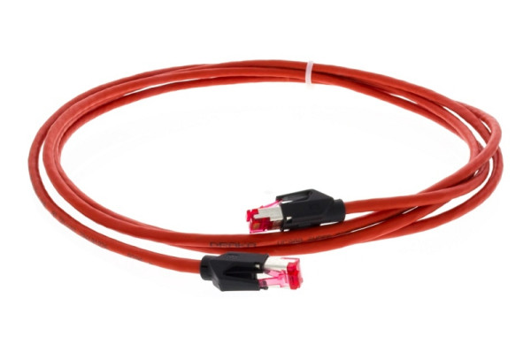 Jetrics jetcat6A-industry-20 RJ45 Patchkabel S/FTP, Cat.6A, TM21, UC900, PUR, 20m, rot, 217580