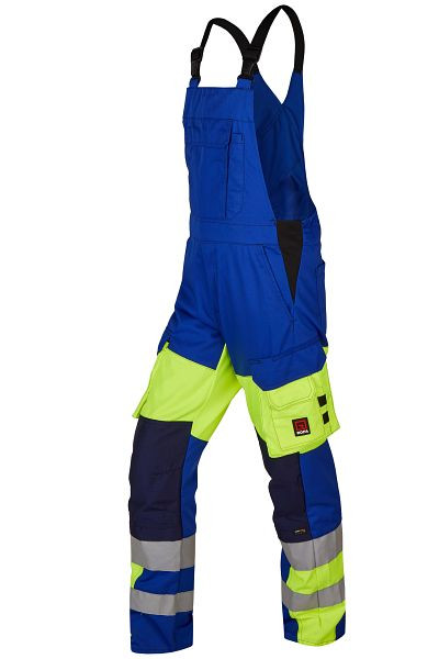 ROFA Latzhose 2500, Größe 114, Farbe 481-kornblau-leuchtgelb, 5702500-481-114