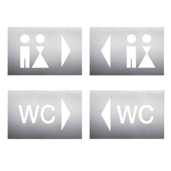 Stein HGS Wegweiser -Phos-, Dame und Herr, Pfeil rechtsweisend, pk1202