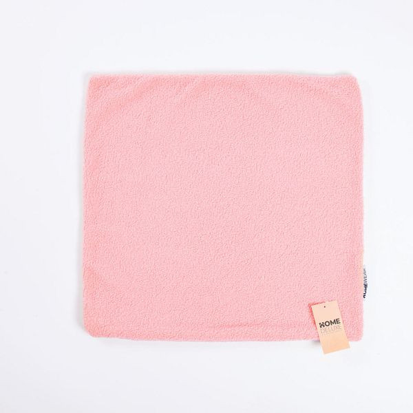 HOME DELUXE Bouclé Kissenbezug PELO - Rosa, 60833, 4058166317384