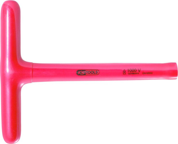 KS Tools 1/4" T-Griff-Steckschlüssel mit Schutzisolierung, 250mm, 117.1745