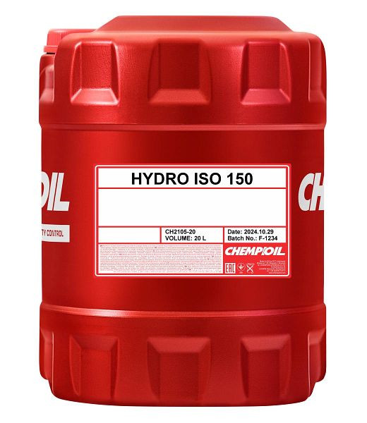 CHEMPIOIL Hydrauliköl 2105 Hydro ISO 150, VE: 20 l, CH2105-20