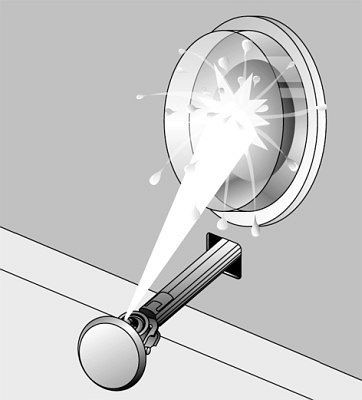 HELLA Scheinwerferreinigungsanlage, 12V, elektrisch, ECE, Monopumpe, Einfachdüse, 8WT 008 549-101