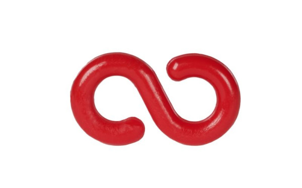 SW-Stahl S-Haken, 8 mm, rot, 07324L, 4033592144131