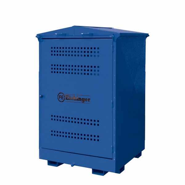 Eichinger Industrie Umweltschutzdepot, Maße 1780 x 1580 x 2340 mm, 3030.12 enzianblau, 30301200000097