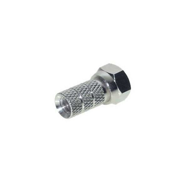 S-Conn F-Stecker, 4,0, mit großer Mutter, 85002-A